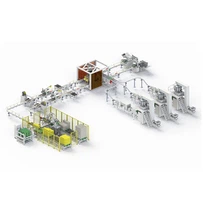 خط بسته بندی و پالت سازی عمودی کیسه